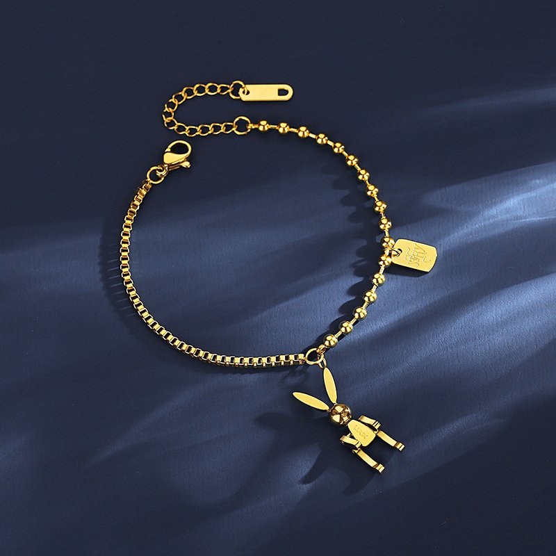 WB304 – Golden 316 Stainless Steel Bracelet