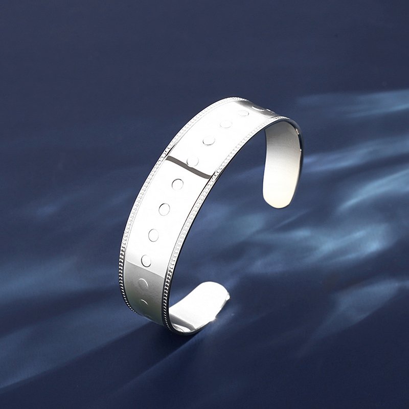 WB344 – Silver 316 Stainless Steel Bracelet