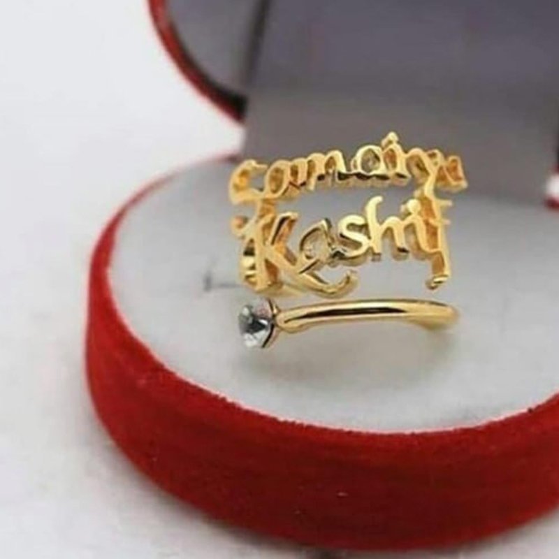 WCR 1 - Customized Name Men Women Ring — image 8