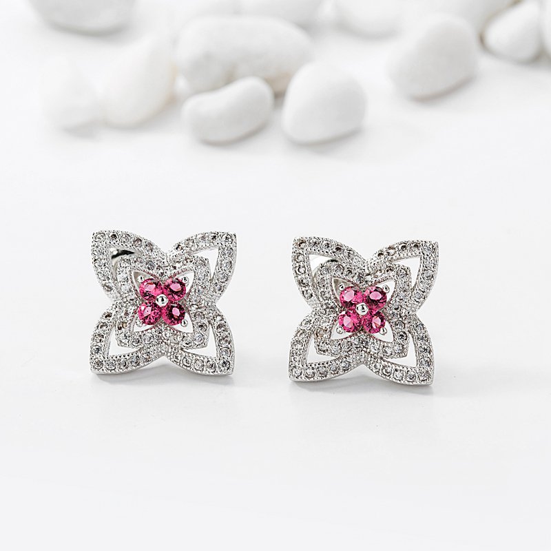 WE142 - Red Earrings for Women