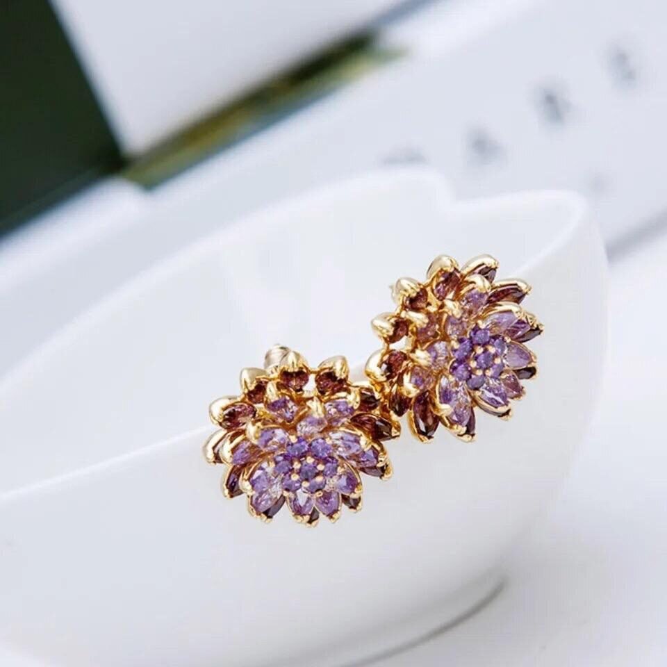 WE163- Purple Earrings for Women