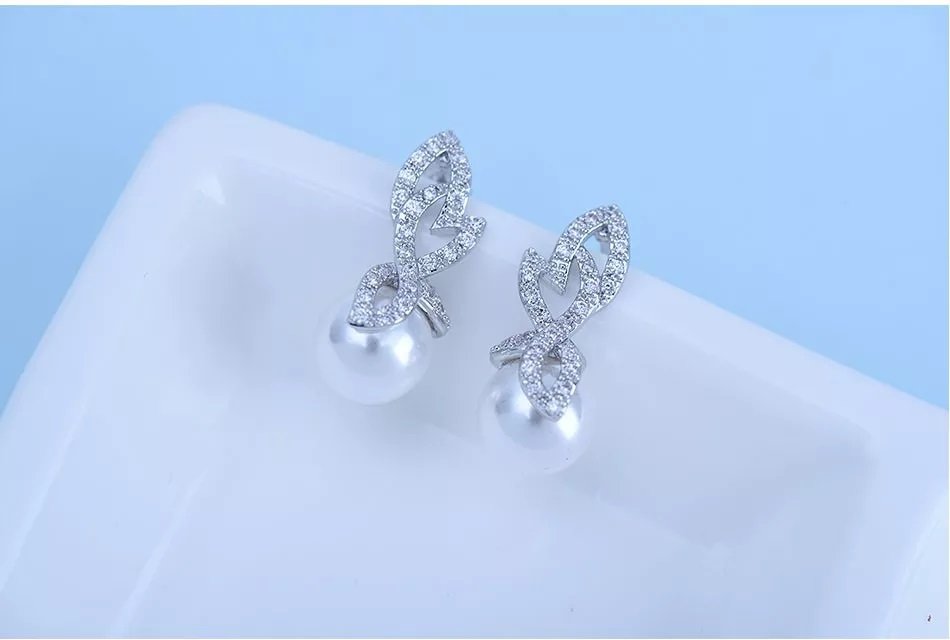 WE250- White Women Earrin — image 6