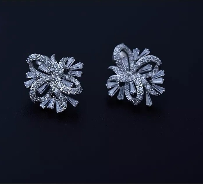 WE263- White Earrings for Women