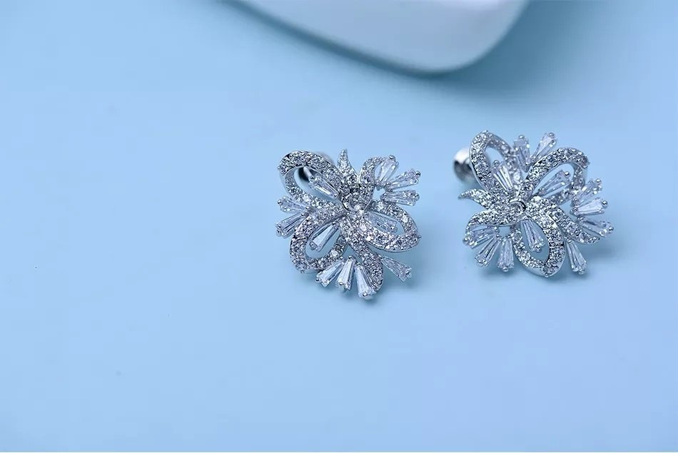 WE263- White Earrings for Women — image 6