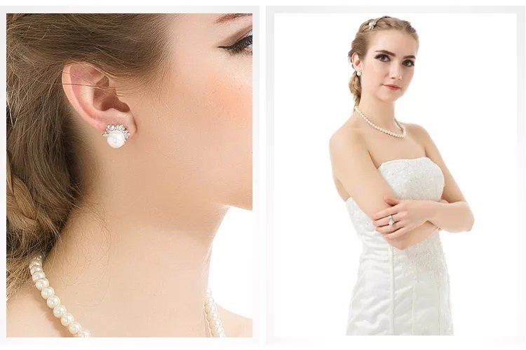 WE172 - Silver Earrings for Women — image 3