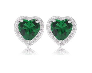 WE531 - Emerald Green Earrings for Women