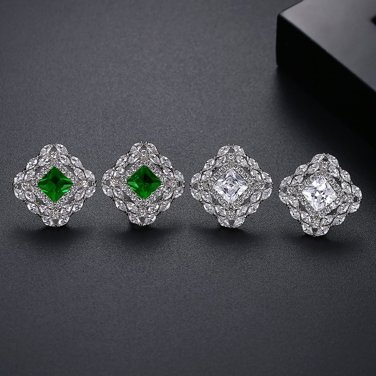 WE576- White Earrings for Women — image 3
