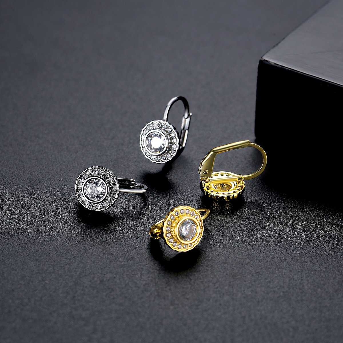 WE672 - White Earrings for Women