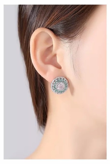 WE683- White Earrings for Women — image 3