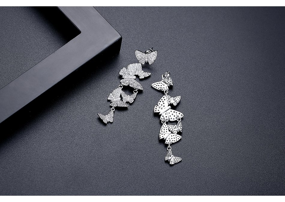 WE710 - White Earrings for Women — image 4