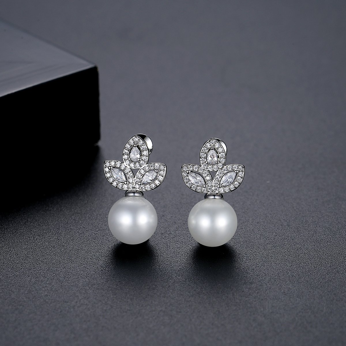 WE720- White Earrings for Women