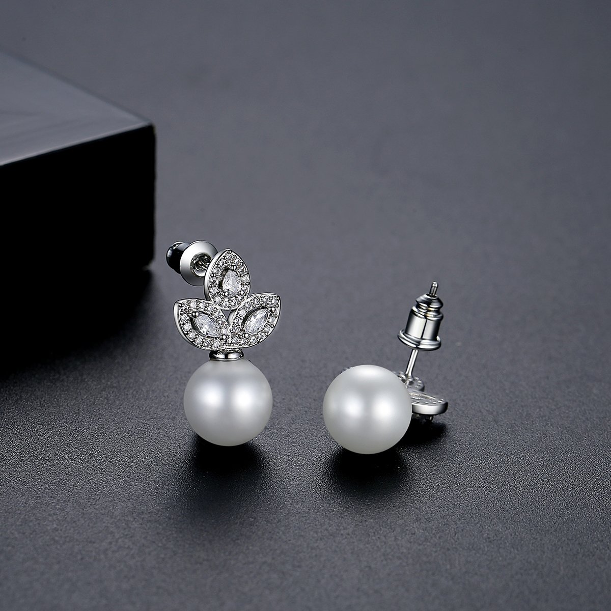 WE720- White Earrings for Women — image 3