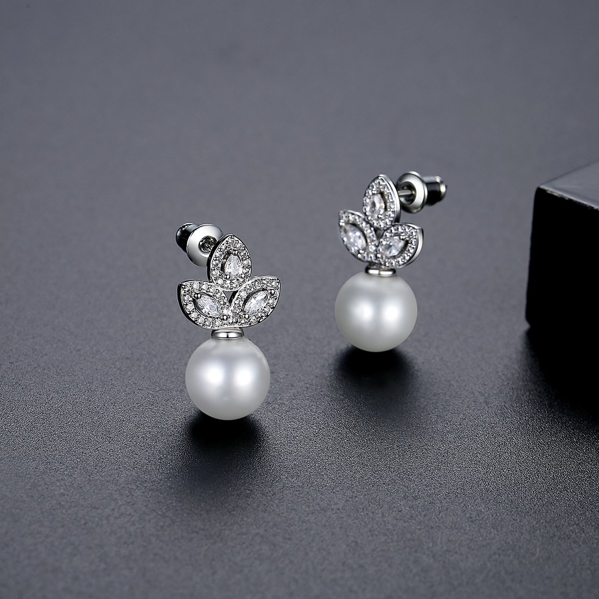 WE720- White Earrings for Women — image 4