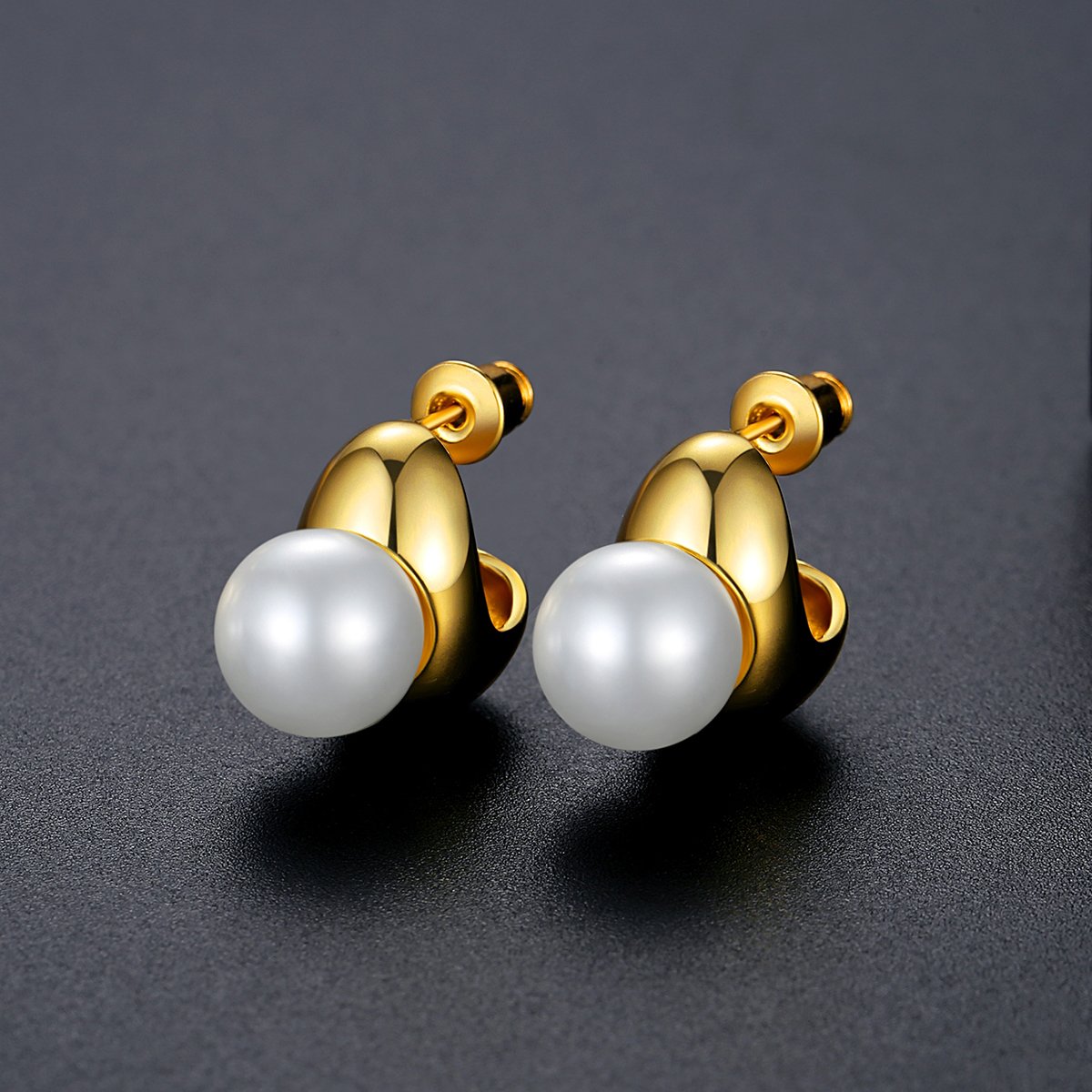 WE722- Golden Earrings for Women — image 4