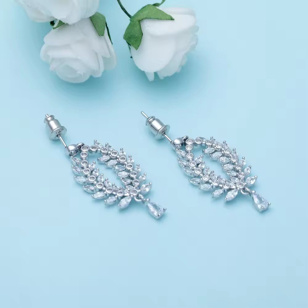 WE723 - White Earrings for Women — image 5