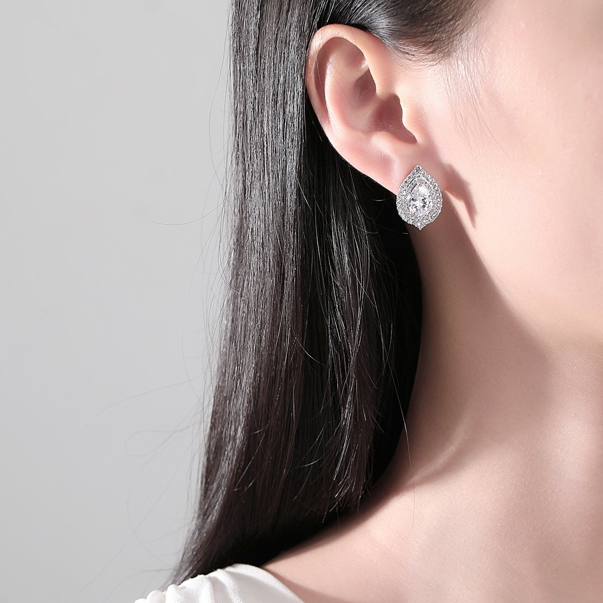 WE743 - White Earrings for Women — image 5