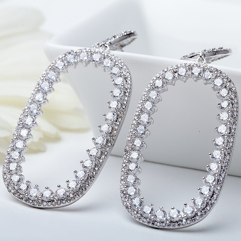 WE751 - White Earrings for Women