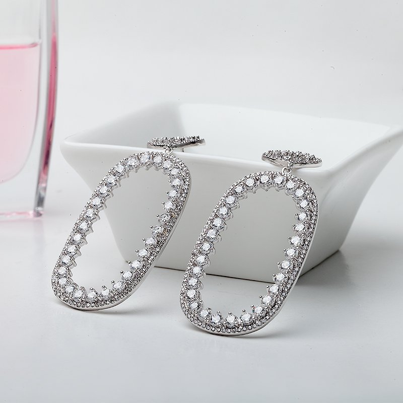WE751 - White Earrings for Women
