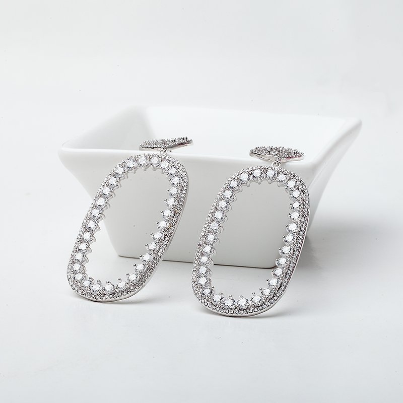 WE751 - White Earrings for Women — image 3