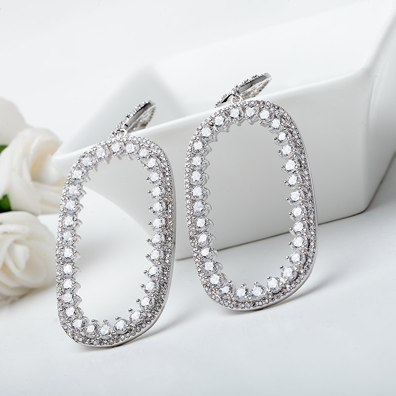 WE751 - White Earrings for Women — image 4