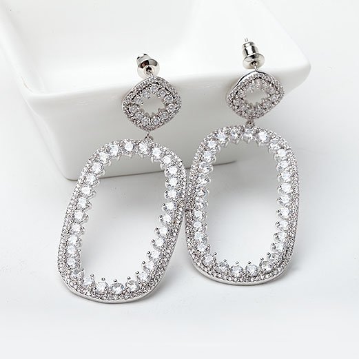 WE751 - White Earrings for Women — image 6
