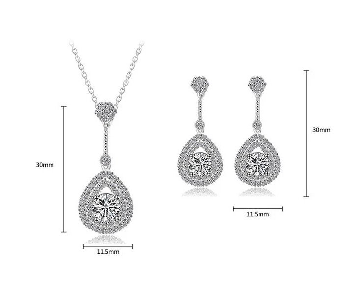 White Anchor - Pendant and Earring Set for women — image 5
