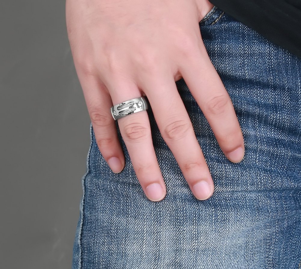 Wired In – Silver Stainless Steel Ring