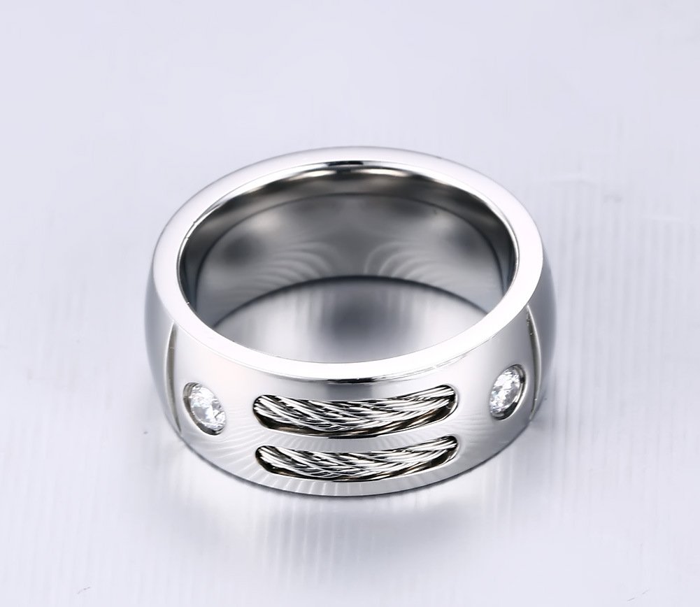 Wired In – Silver Stainless Steel Ring — image 3