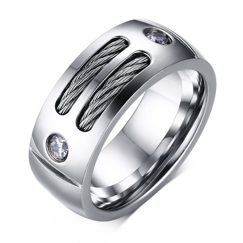 Wired In – Silver Stainless Steel Ring — image 6