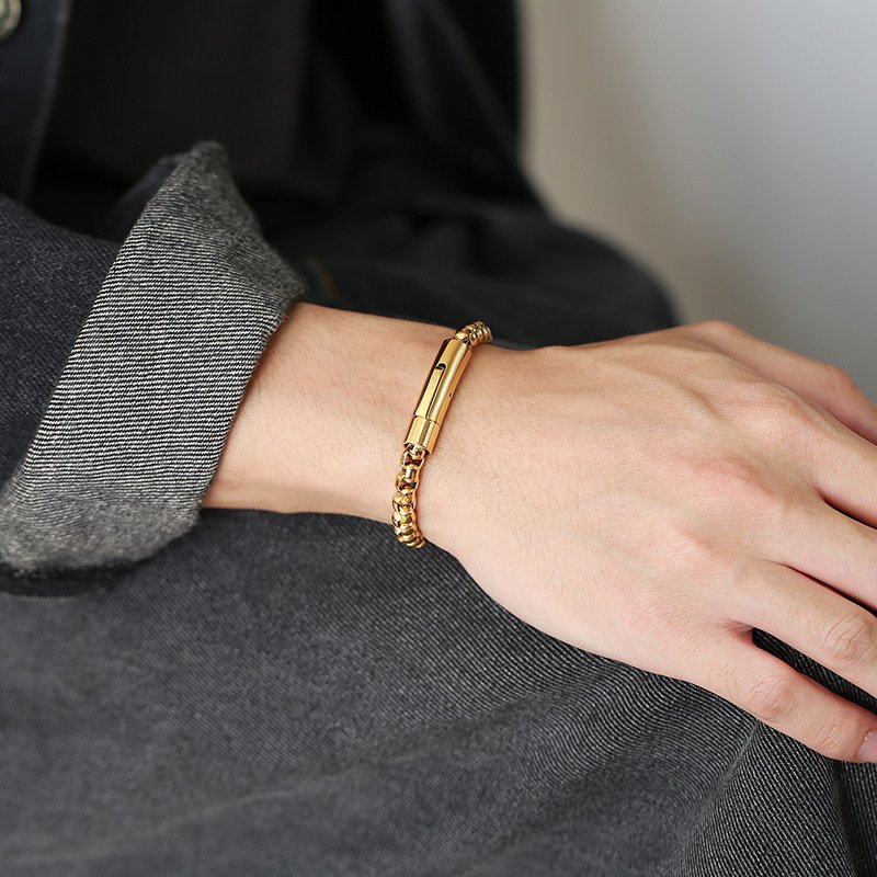 WM-B269 - Golden 316 Stainless Steel Bracelet — image 4
