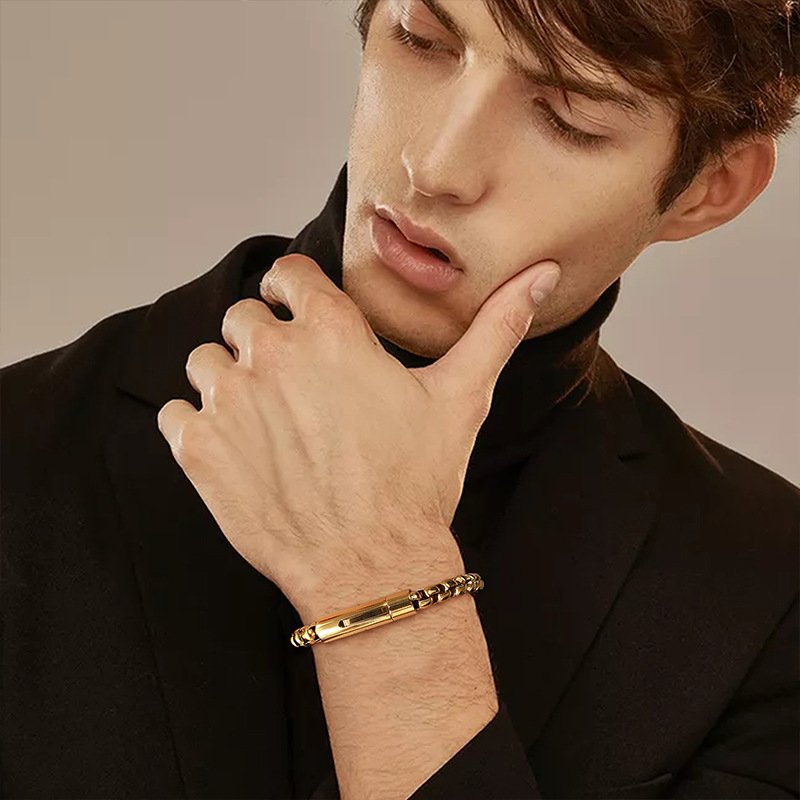 WM-B269 - Golden 316 Stainless Steel Bracelet — image 5