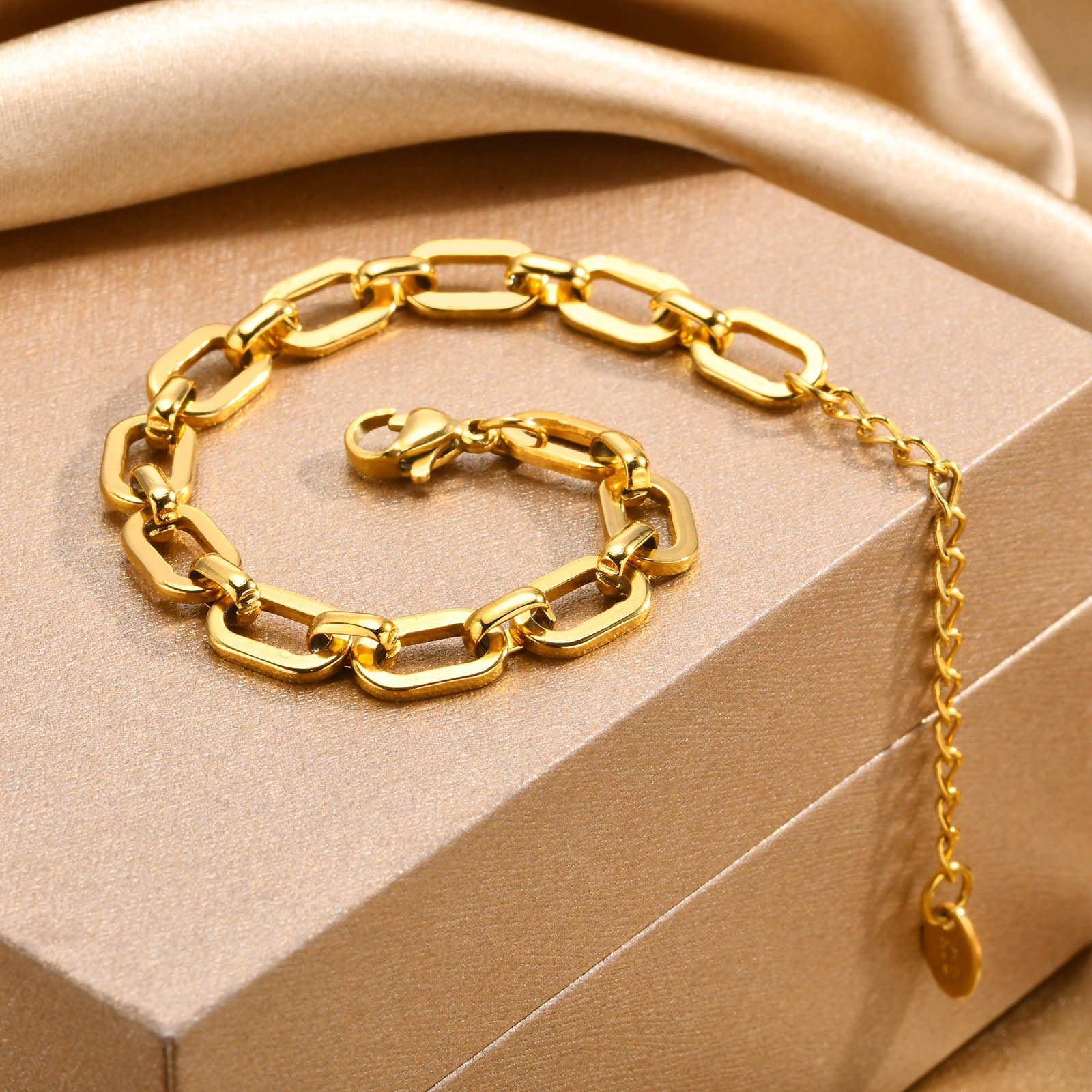 WM-B329 - Golden 316 Stainless Steel Bracelet