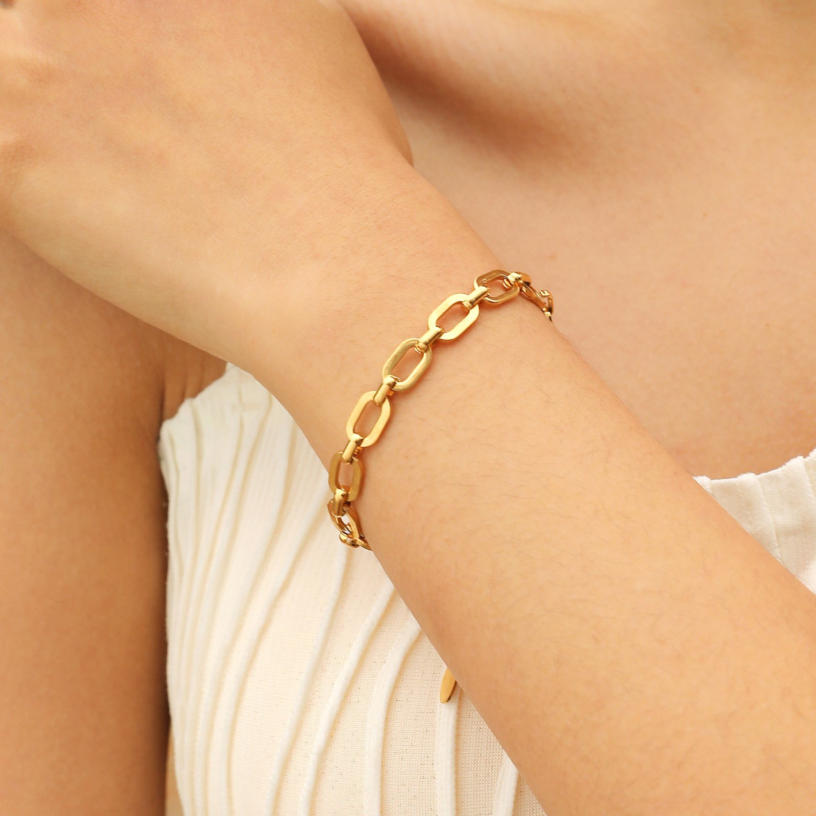WM-B329 - Golden 316 Stainless Steel Bracelet — image 3