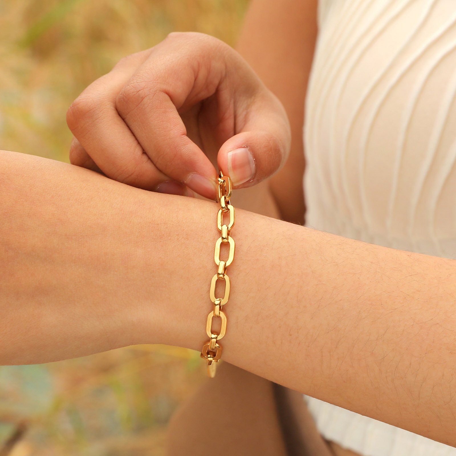WM-B329 - Golden 316 Stainless Steel Bracelet — image 4