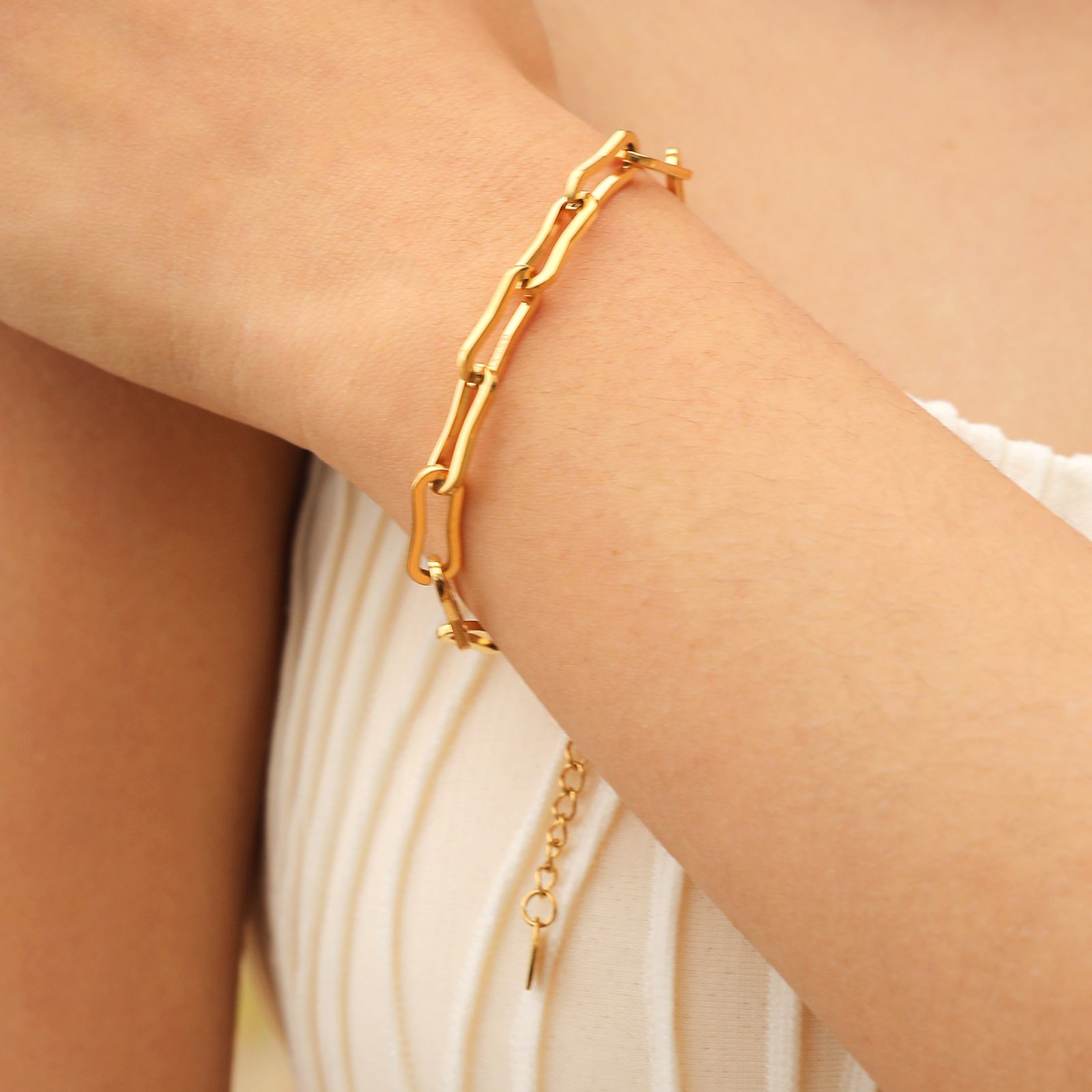 WM-B343 - Golden 316 Stainless Steel Bracelet