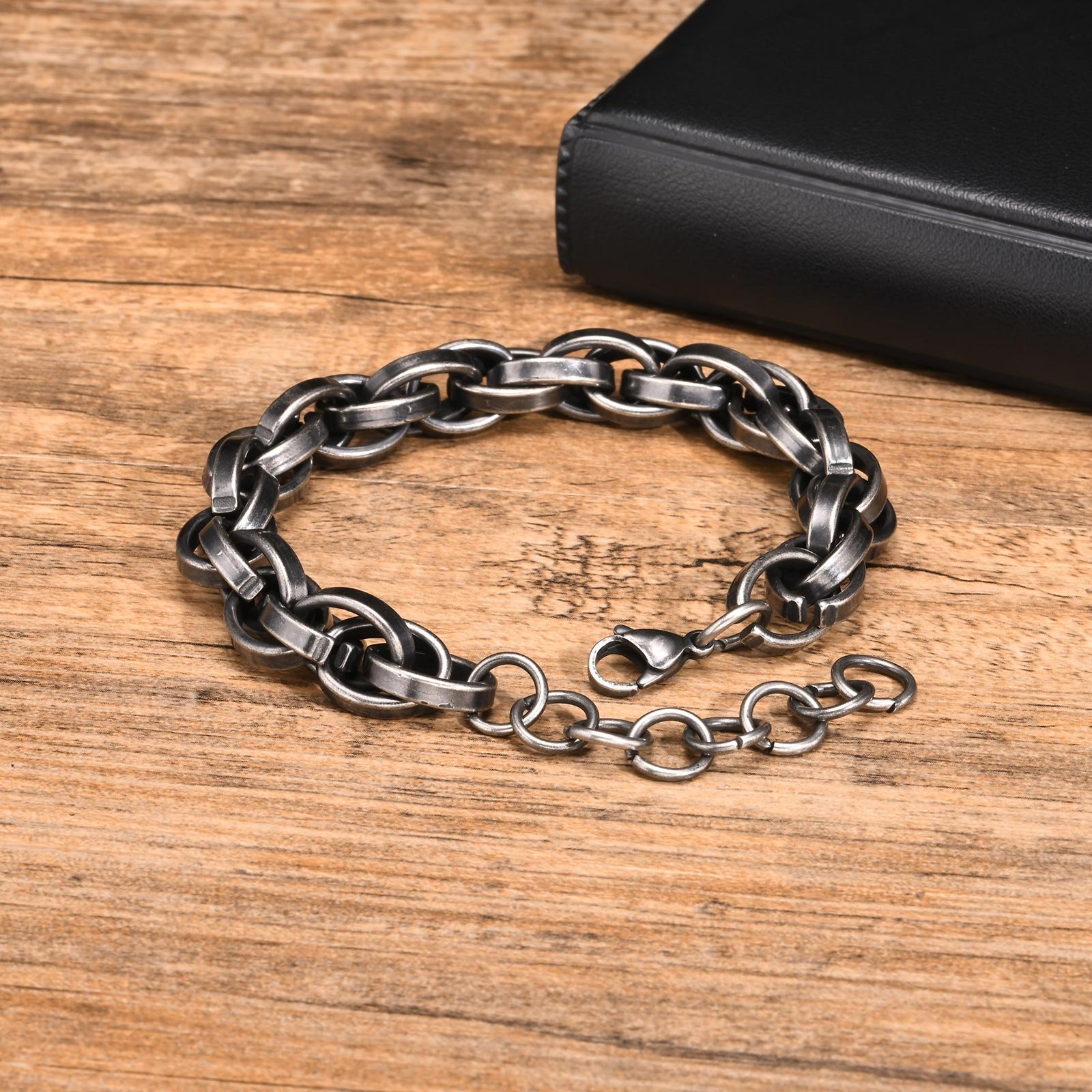 WM-B376 - 316 Stainless Steel Bracelet Gray