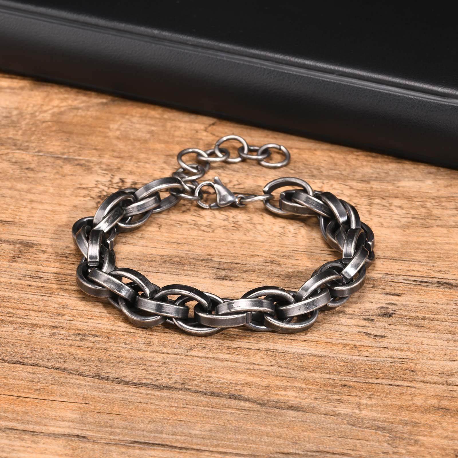 WM-B376 - 316 Stainless Steel Bracelet Gray — image 3