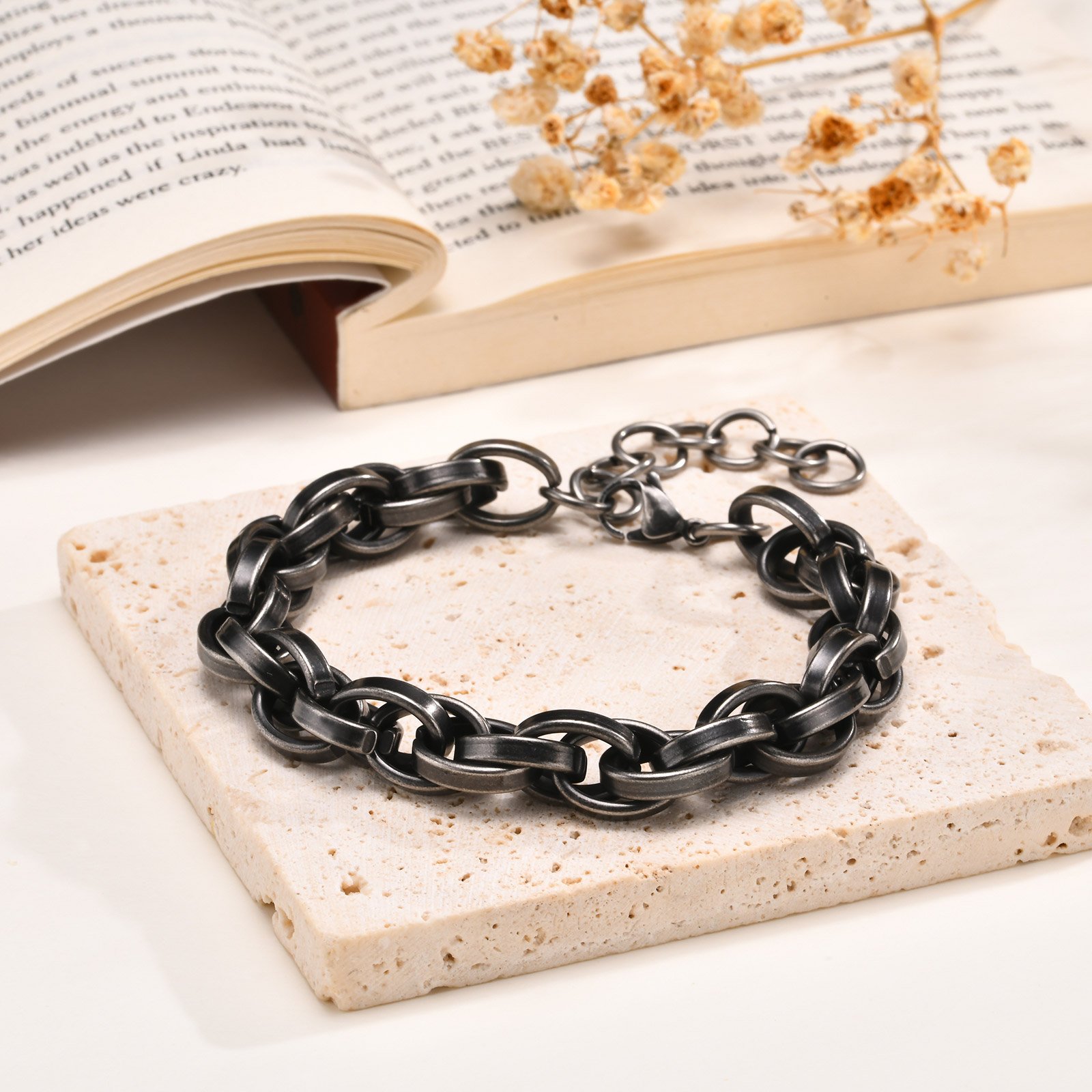 WM-B376 - 316 Stainless Steel Bracelet Gray — image 5