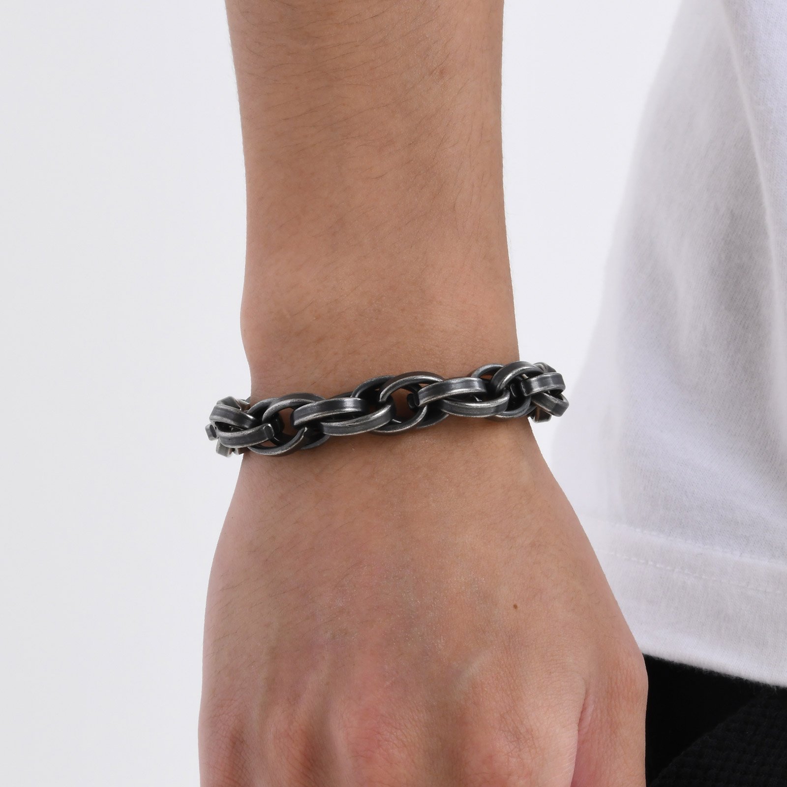 WM-B376 - 316 Stainless Steel Bracelet Gray — image 8