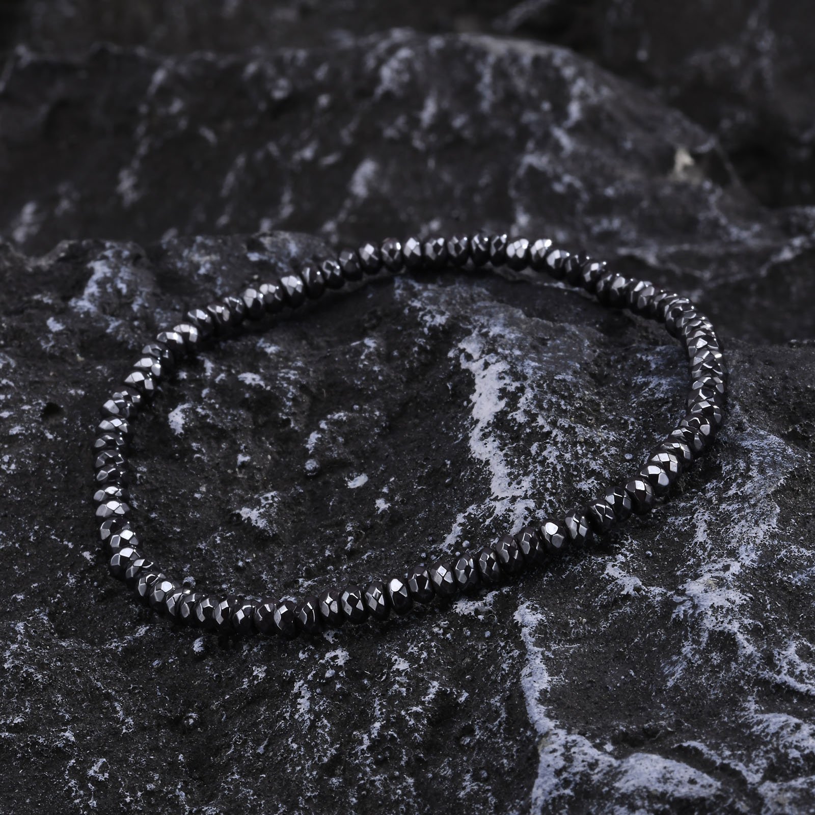 WM-B385 - Hematite Stone Designer Jewellery Bracelet — image 4