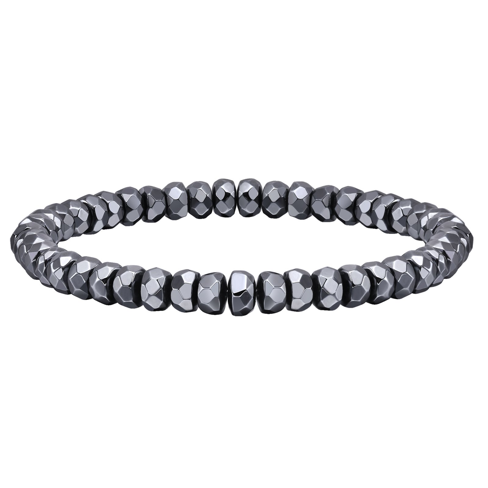 WM-B386 - Hematite Stone Designer Jewellery Bracelet — image 4