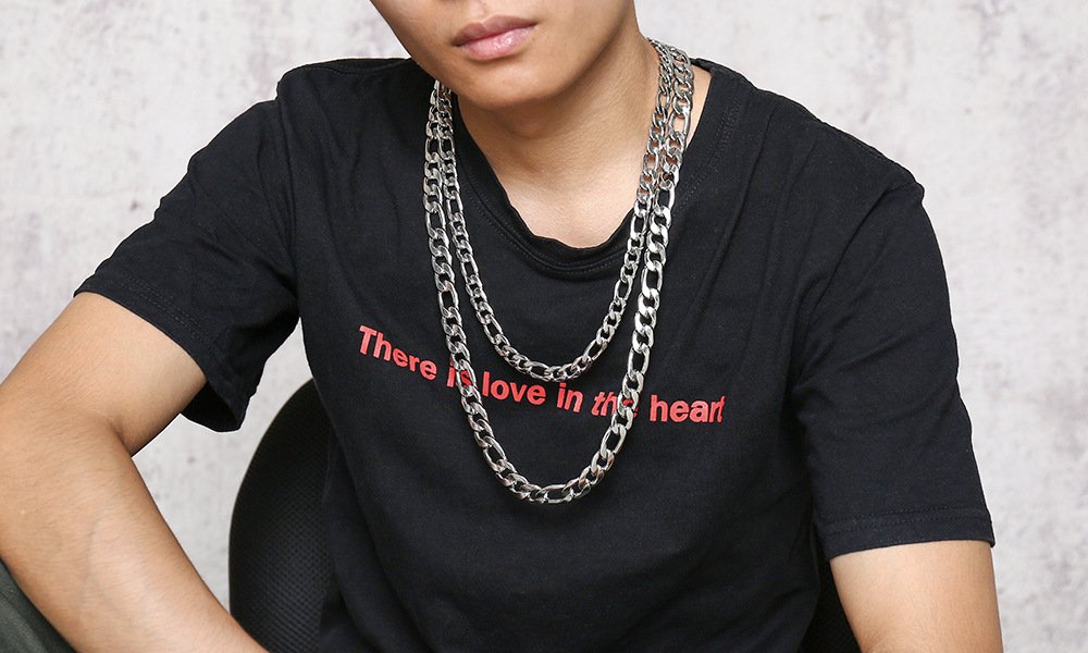 WM-C11-6mm Men Silver Necklace Chain