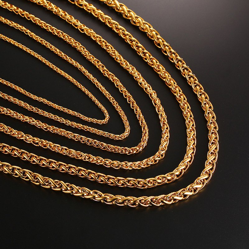 WM-C14 - Men Gold Necklace Chain