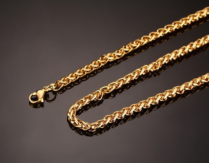 WM-C14 - Men Gold Necklace Chain — image 3