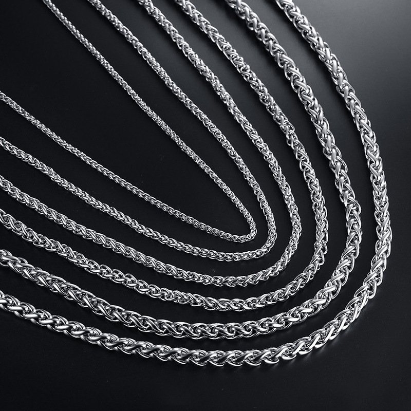 WM-C14 - Men Silver Necklace Chain