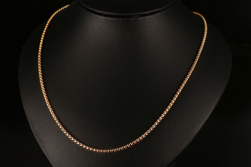 WM-C38 - Men Gold Peral Necklace Chain — image 6