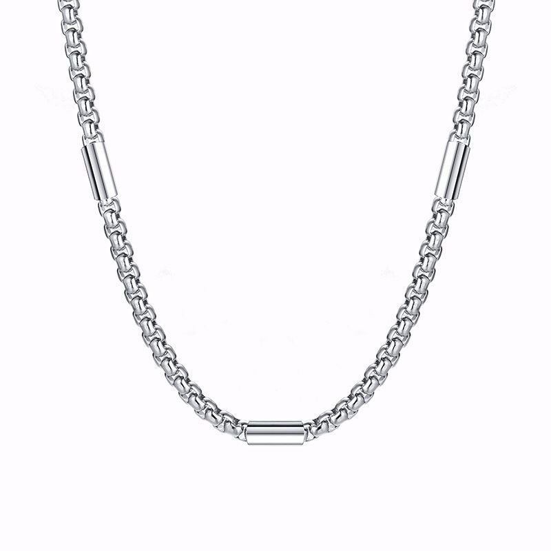 WM-C22 - Men Silver Necklace Chain