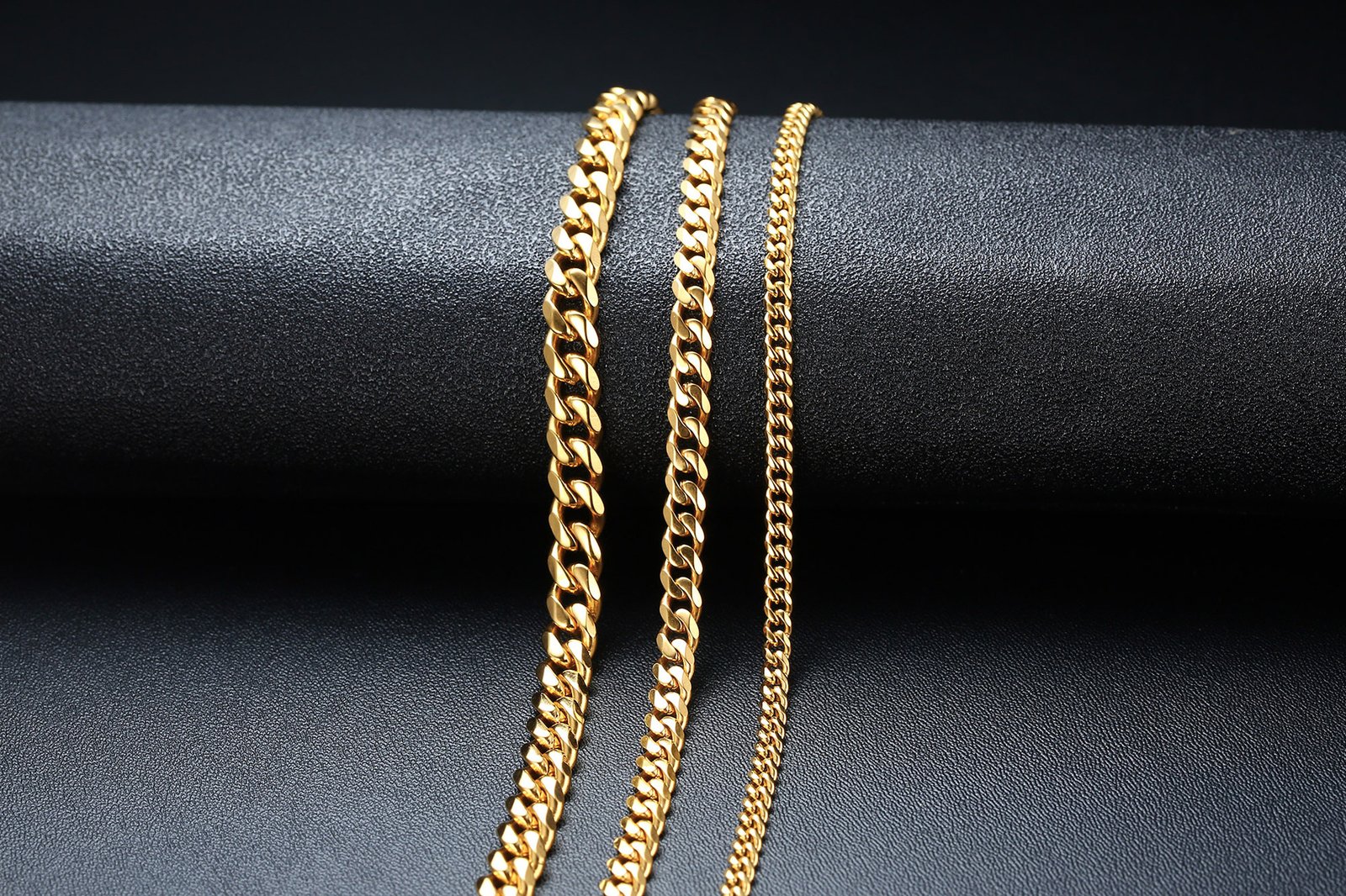 WM-C25- Men Black Necklace Chain — image 9