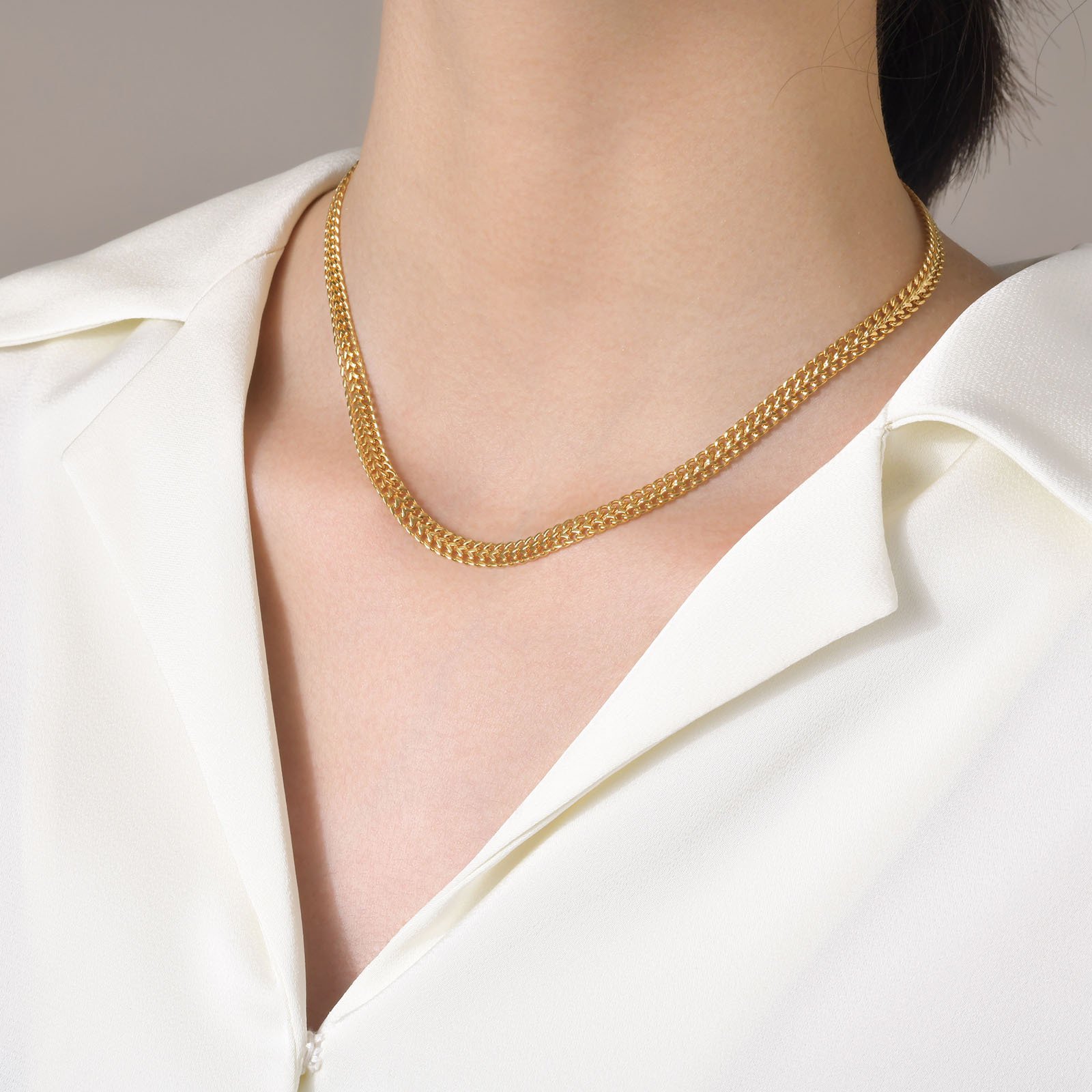 WM-C28 - Men-Women Gold Necklace Chain — image 5