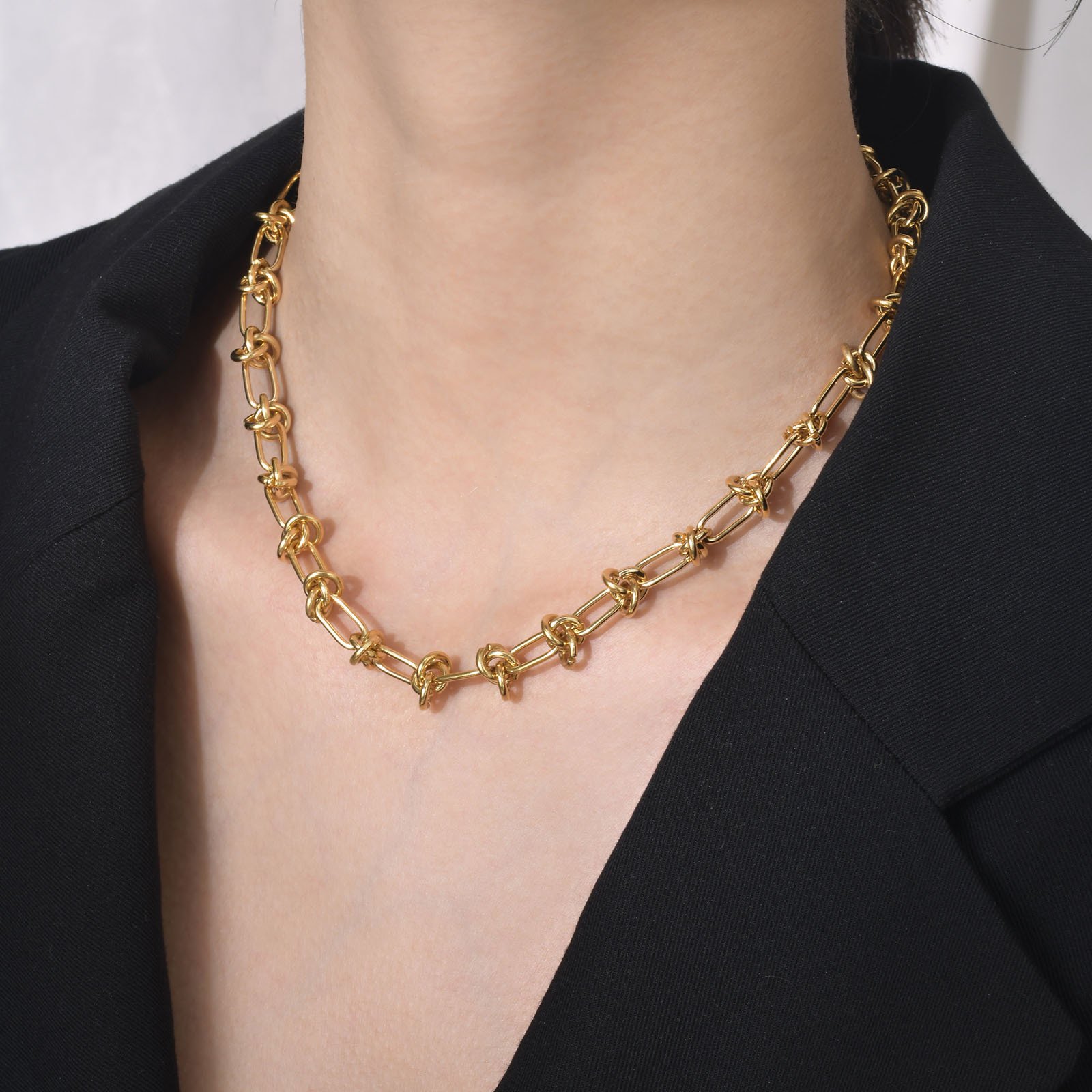 WM-C33 - Men-Women Gold Necklace Chain